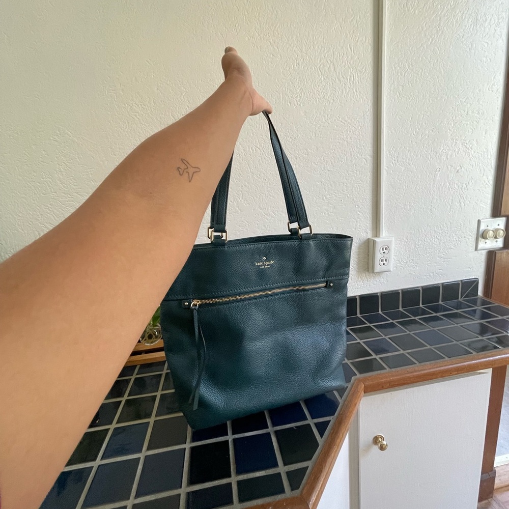 Kate Spade Tote in evergreen